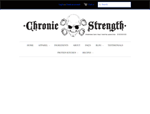 Tablet Screenshot of chronicstrength.com